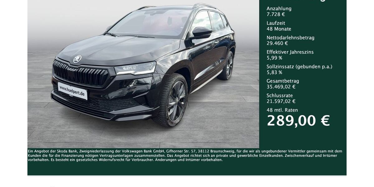 Skoda Karoq 19.955 km 37.188 &euro; Dortmund 44309