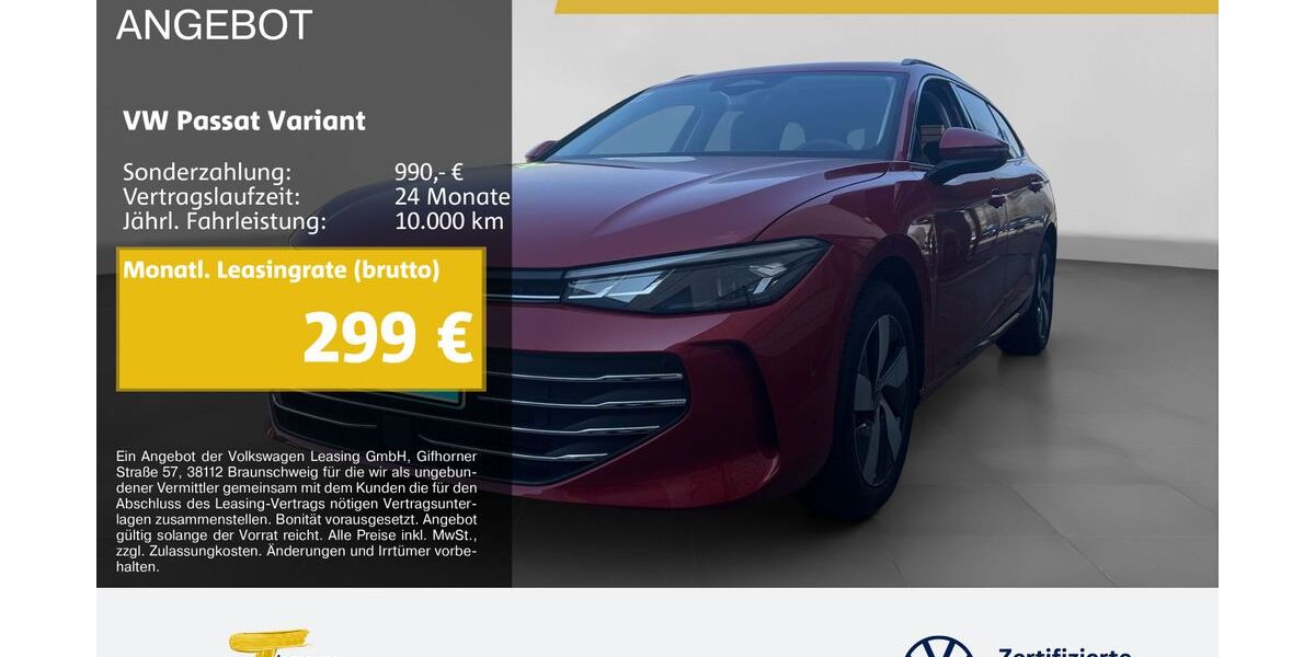 VW Passat Variant 14.782 km 32.880 &euro; Marl 45770