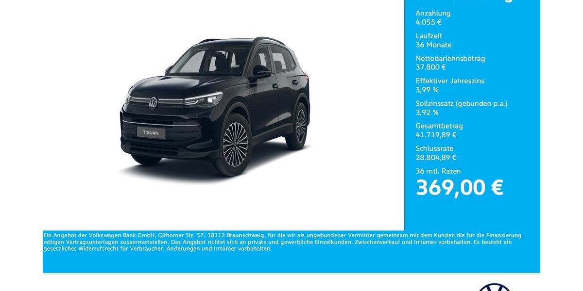 VW Tiguan 9.918 km 41.855 &euro; Dortmund 44141