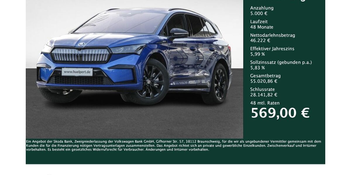 Skoda Enyaq 19.912 km 51.222 &euro; Dortmund 44141