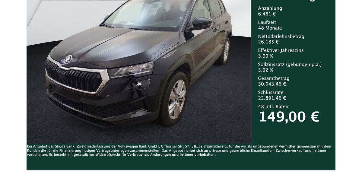 Skoda Karoq 6.607 km 32.666 &euro; Dortmund 44309