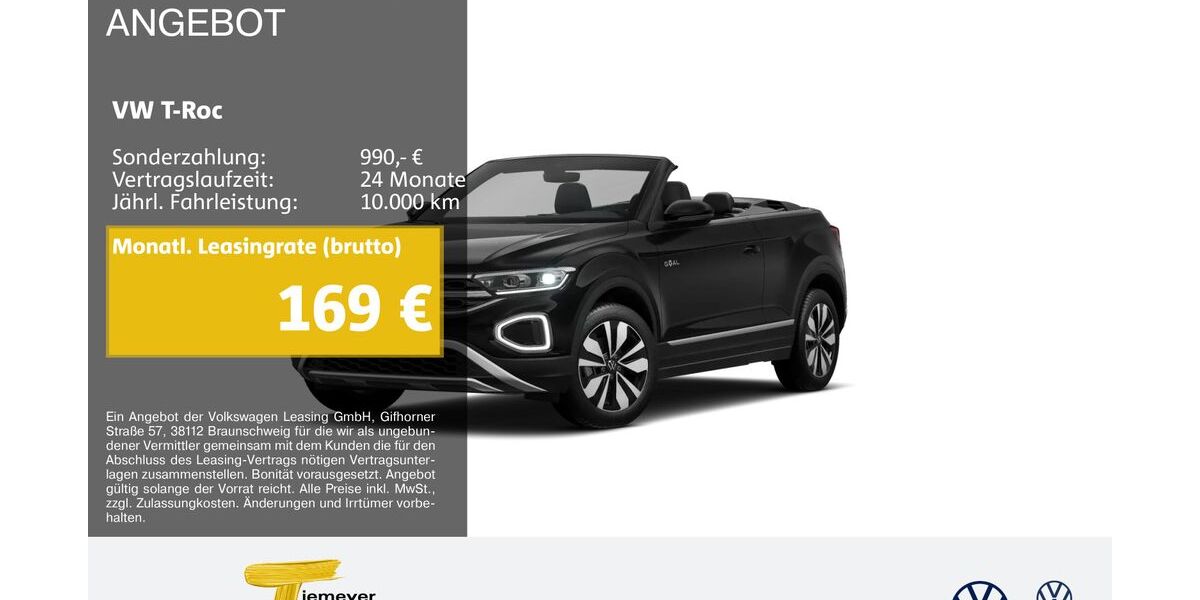 VW T-Roc 18.904 km 23.870 &euro; Marl 45770