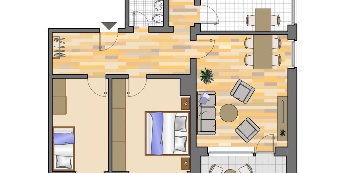 Etagenwohnung Marl Alt-Marl - 3.5 Zimmer, 74 m&sup2;, 559&euro; | Angebot:25648667