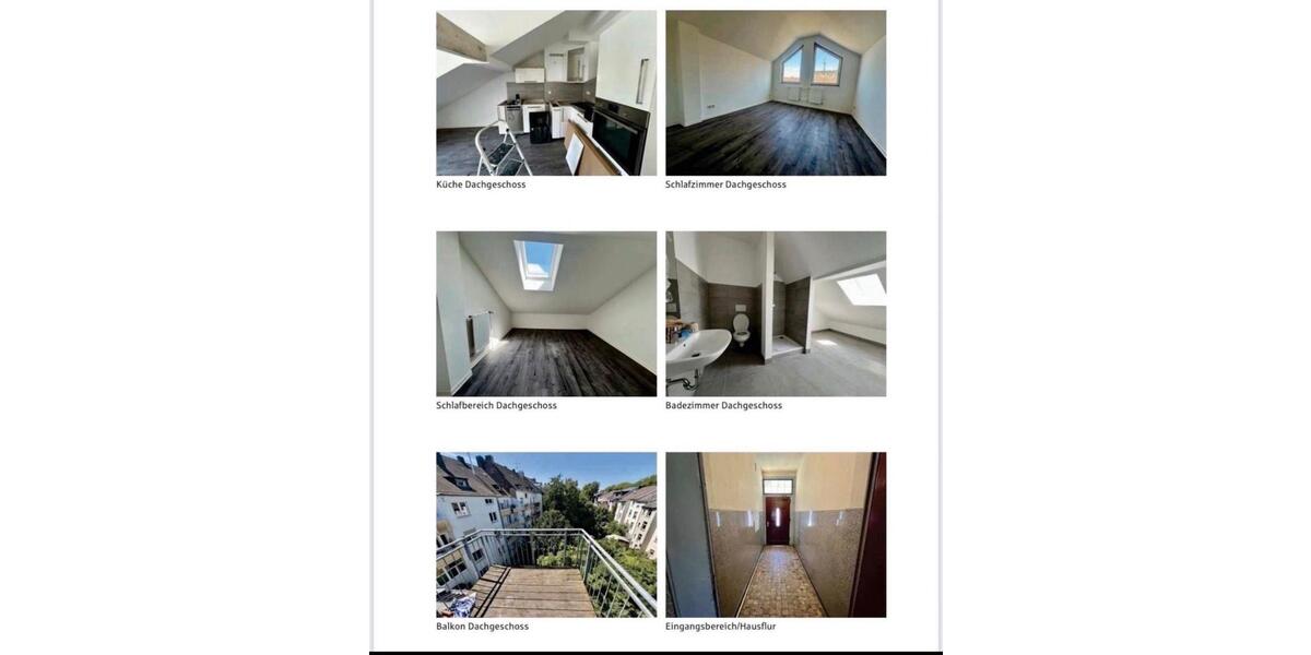 Dachgeschoßwohnung Dortmund Innenstadt Nord - 3 Zimmer, 80 m&sup2;, 690&euro; | Angebot:26470901