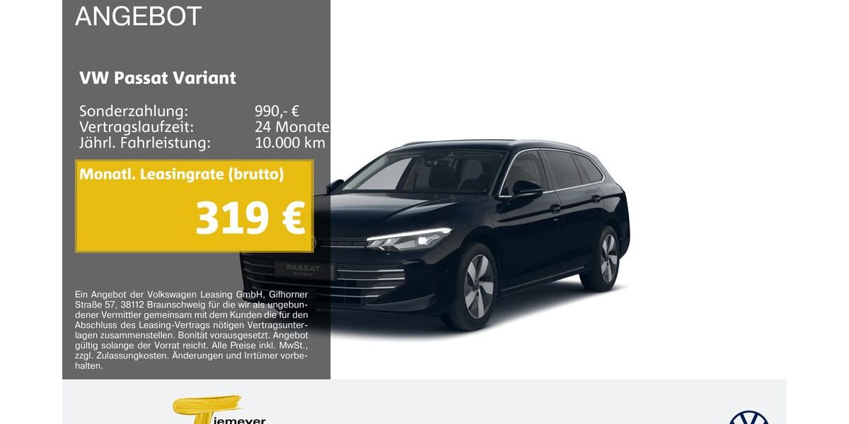 VW Passat Variant 25.149 km 34.770 &euro; Bochum 44892