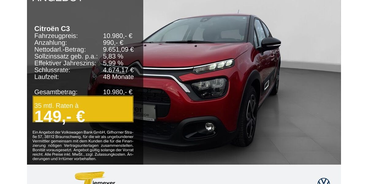 Citroen C3 42.544 km 9.980 &euro; Recklinghausen 45663