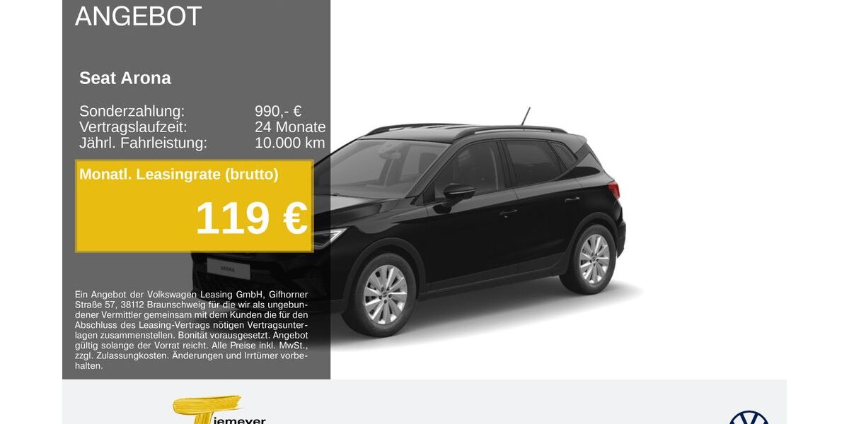 Seat Arona 24.460 km 21.150 &euro; Oberhausen 46047