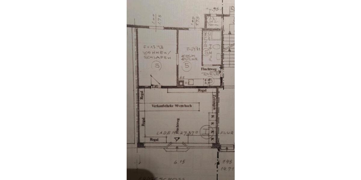 Erdgeschoßwohnung Wuppertal Gemarkung Langerfeld - 2 Zimmer, 59 m&sup2;, 92.000&euro; | Angebot:25957237