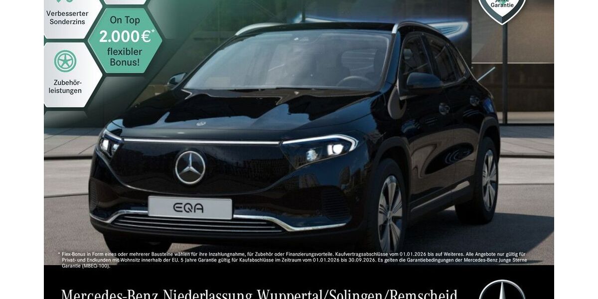 Mercedes-Benz EQA 2.813 km 38.490 &euro; Wuppertal 42115