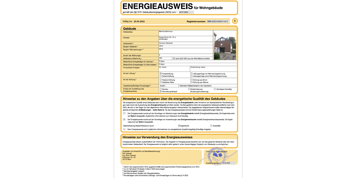 Provisionsfrei* Mehrfamilienhaus, 4 WE in Top Lage, EG 92 qm mit Garten u. Garage frei - Mehrfamilienhaus, Wohnhaus Marl Alt-Marl | Angebot:25853202