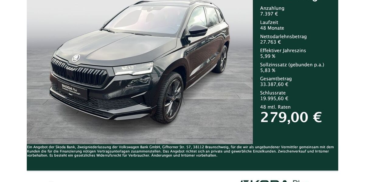 Skoda Karoq 18.929 km 35.160 &euro; Dortmund 44309