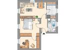 Erdgeschoßwohnung Gelsenkirchen Resse - 3 Zimmer, 47 m&sup2;, 359&euro; | Angebot:25893200