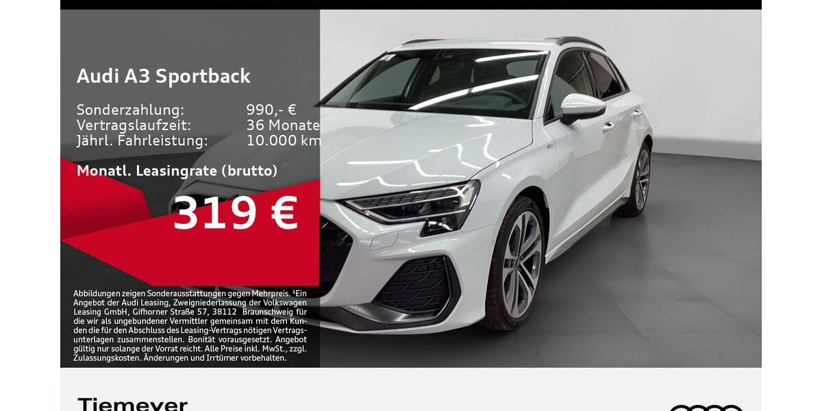 Audi A3 4.390 km 35.970 &euro; Bochum 44809