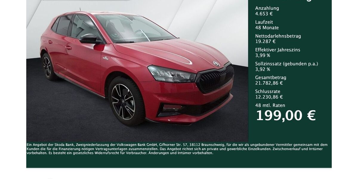 Skoda Fabia 18.734 km 23.723 &euro; Dortmund 44269