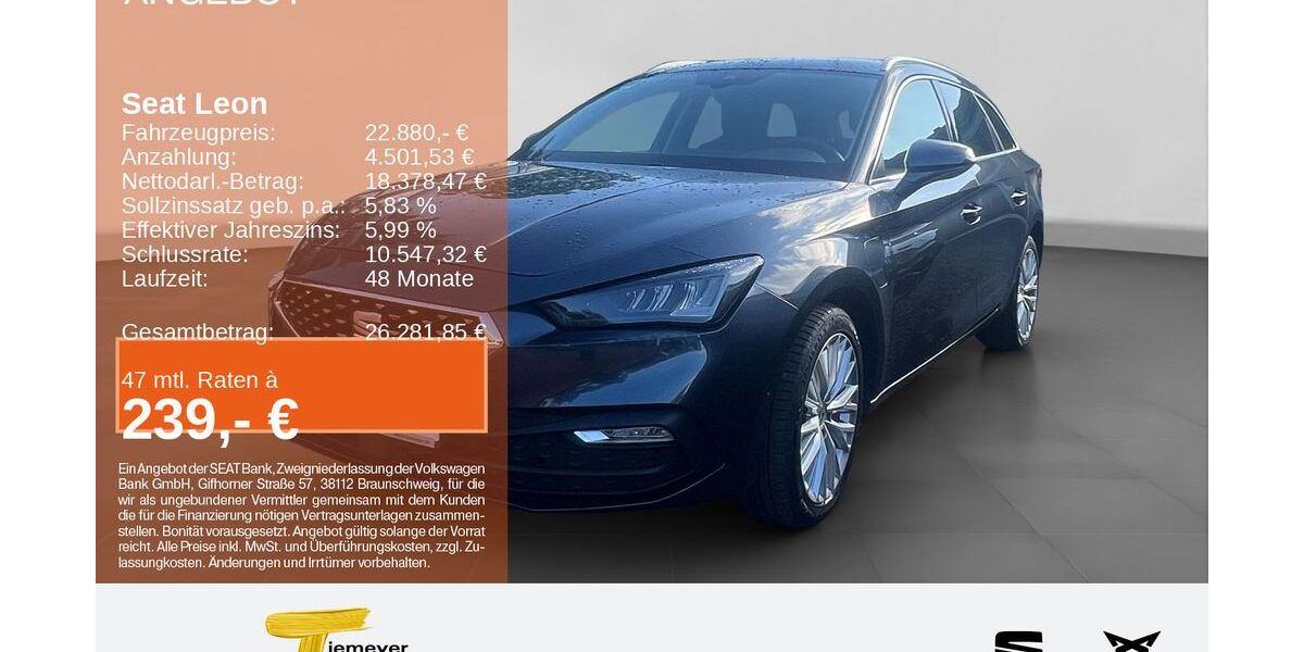 Seat Leon 90.553 km 22.880 &euro; Recklinghausen 45663