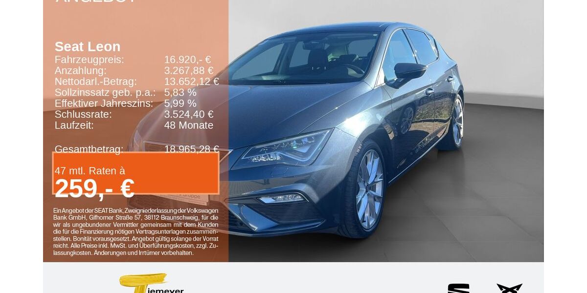 Seat Leon 109.472 km 16.920 &euro; Recklinghausen 45663
