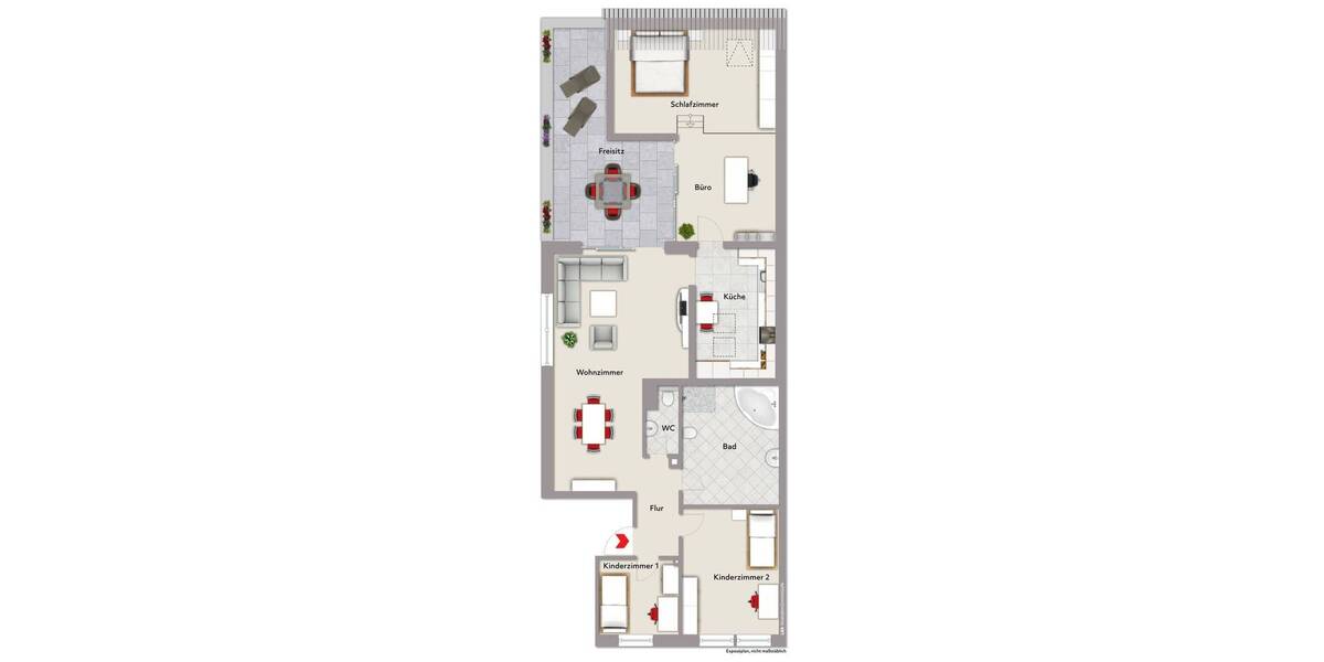 Etagenwohnung Haltern am See Haltern - 4 Zimmer, 140 m&sup2;, 375.000&euro; | Angebot:26513352