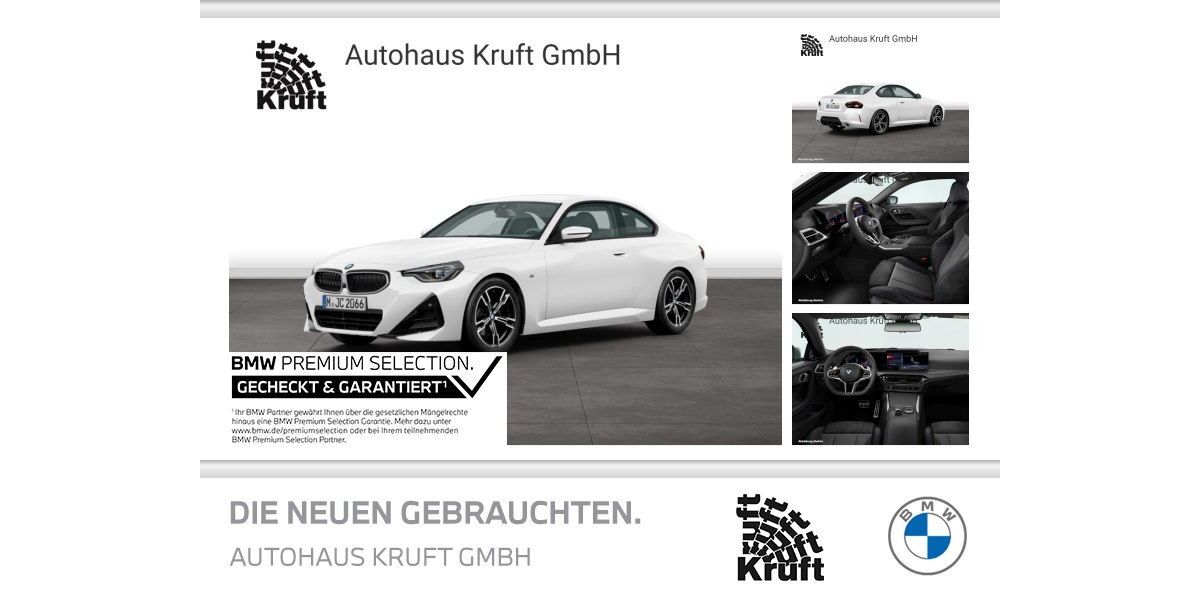 BMW 218 13.762 km 39.997 &euro; Oberhausen 46117