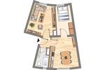 Etagenwohnung Castrop-Rauxel Bladenhorst - 2 Zimmer, 50 m&sup2;, 399&euro; | Angebot:23852214