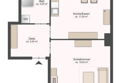Renditestarke Kapitalanlage: Vermietete EG-Wohnung in Lünen mit gesicherten Mieteinnahmen - Haus Lünen Brambauer | Angebot:17972579