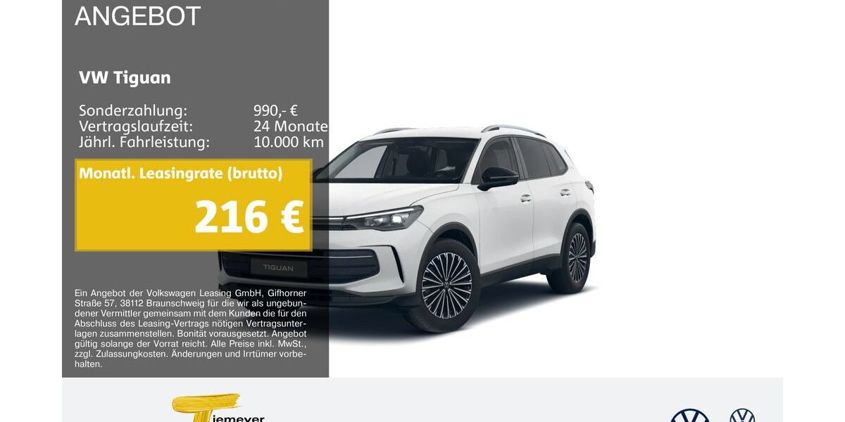 VW Tiguan 14.419 km 30.540 &euro; Marl 45770