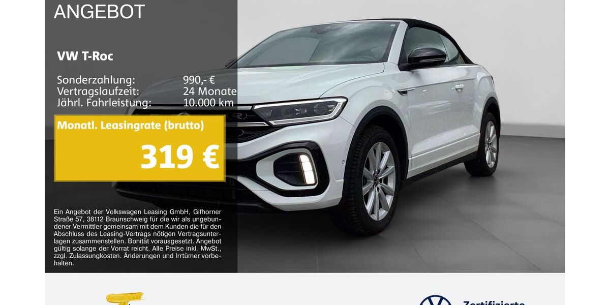 VW T-Roc 7.130 km 34.980 &euro; Herne 44653
