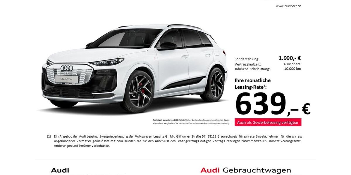Audi Q6 e-tron 15.148 km 72.969 &euro; Dortmund 44143