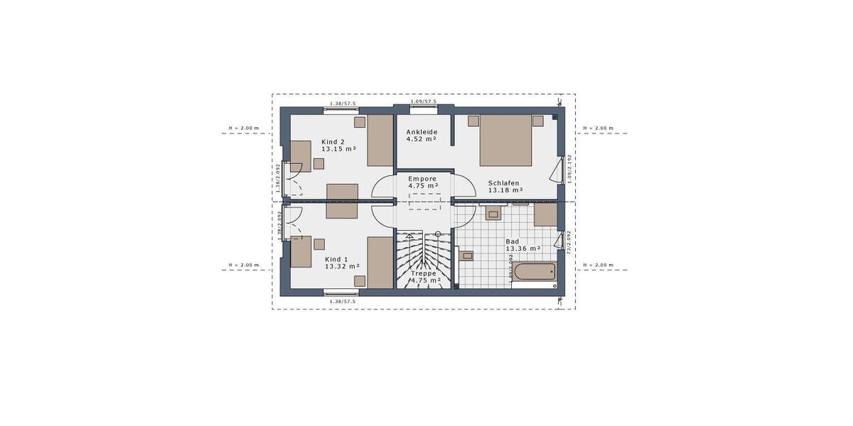 Einfamilienhaus Essen Stadtbezirk IV - 4 Zimmer, 134 m&sup2;, 1.650&euro; | Angebot:26664394