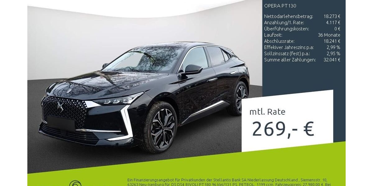 DS Automobiles DS4 29.639 km 22.240 &euro; Dortmund 44263