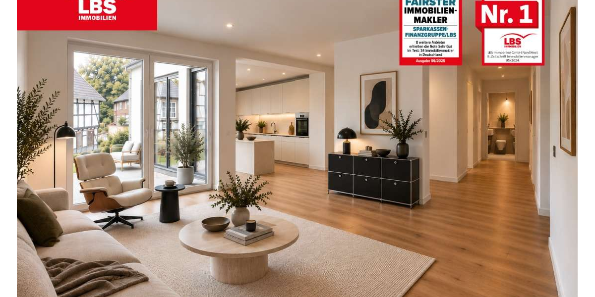 Etagenwohnung Velbert Pöthen - 4 Zimmer, 117 m&sup2;, 445.000&euro; | Angebot:27332997