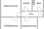 Erdgeschoßwohnung Marl Alt-Marl - 3 Zimmer, 70 m&sup2;, 453&euro; | Angebot:25927200