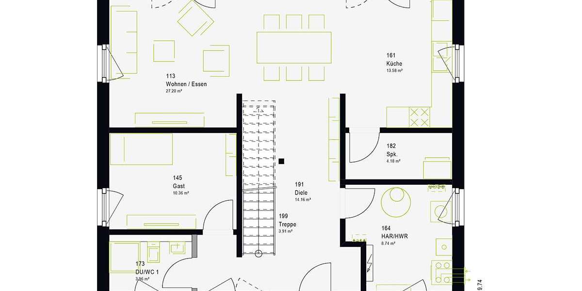 Einfamilienhaus Hamm Hamm - 4 Zimmer, 169 m&sup2;, 496.400&euro; | Angebot:26787215