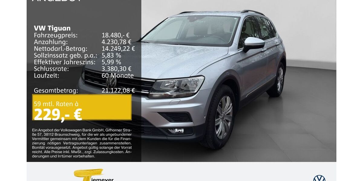 VW Tiguan 114.473 km 18.480 &euro; Recklinghausen 45663