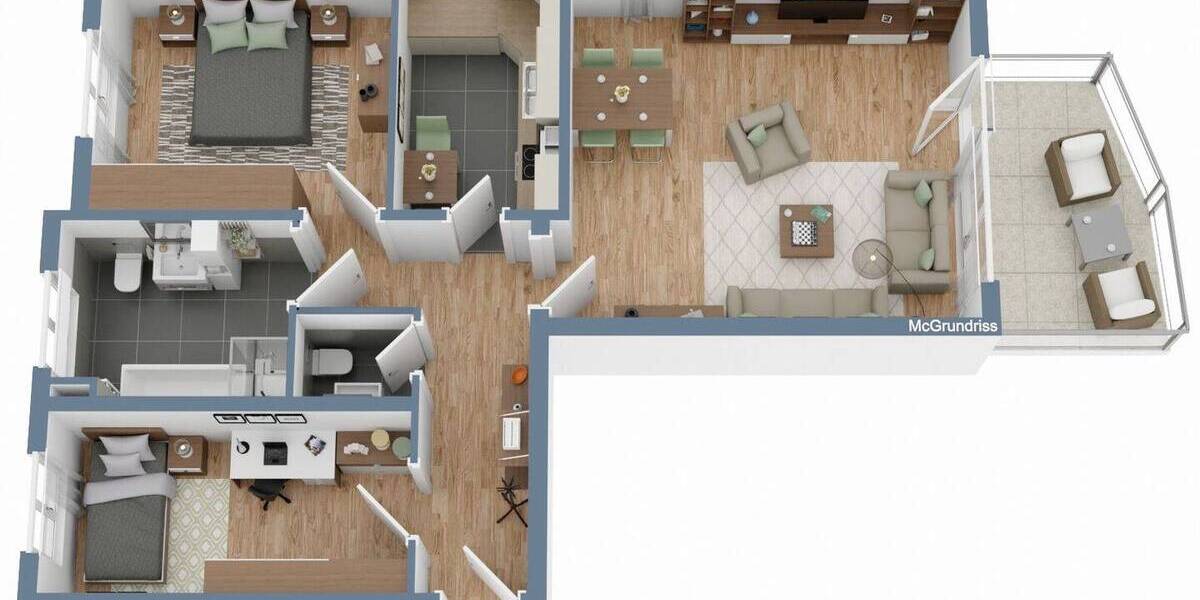 Etagenwohnung Hagen Hochschulviertel - 3 Zimmer, 83 m&sup2;, 215.000&euro; | Angebot:26450113