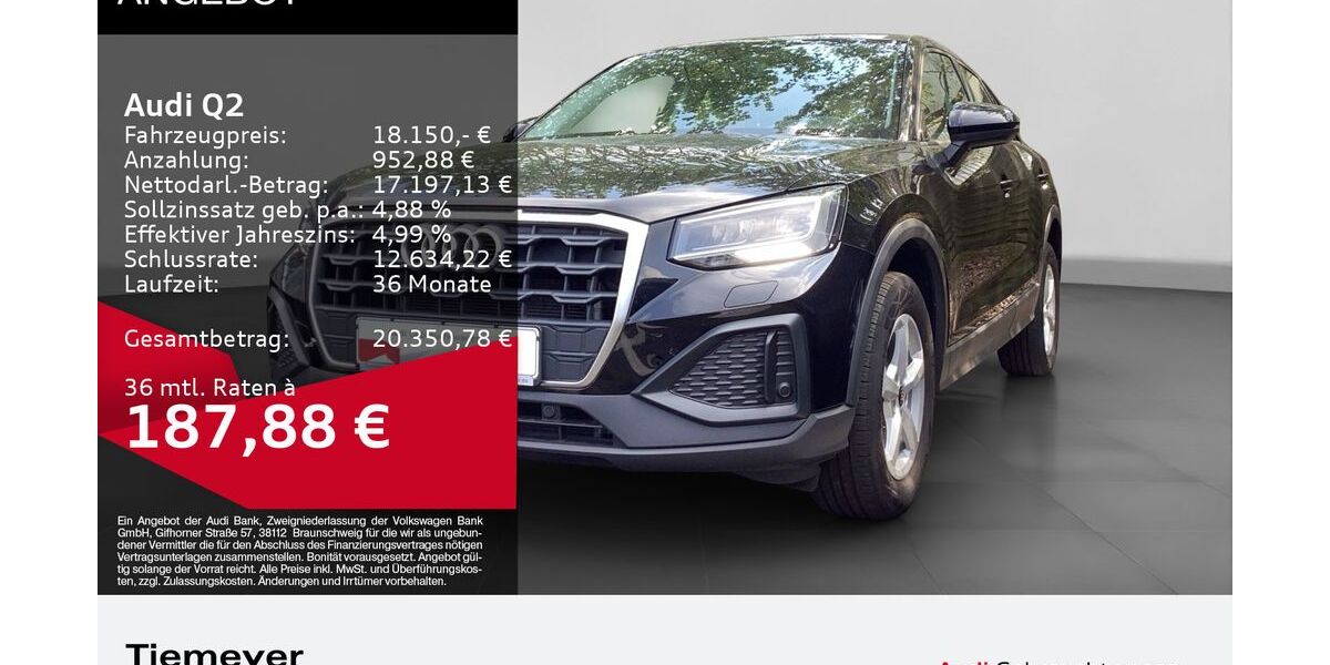 Audi Q2 75.975 km 17.280 &euro; Oberhausen 46047