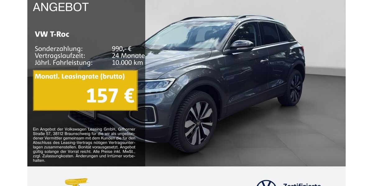 VW T-Roc 14.795 km 21.130 &euro; Castrop-Rauxel 44575