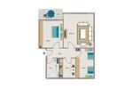 Etagenwohnung Mülheim an der Ruhr Mellinghofen - 3.5 Zimmer, 65 m&sup2;, 607&euro; | Angebot:26449949