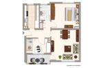 Etagenwohnung Herne Wanne-Bickern - 3 Zimmer, 63 m&sup2;, 630&euro; | Angebot:26625365