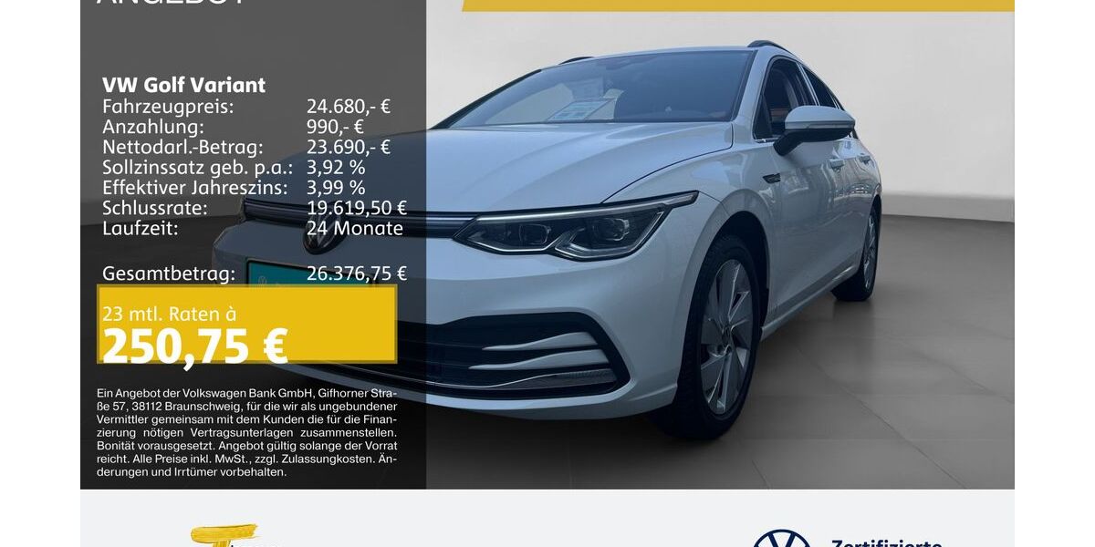 VW Golf 52.509 km 24.680 &euro; Marl 45770