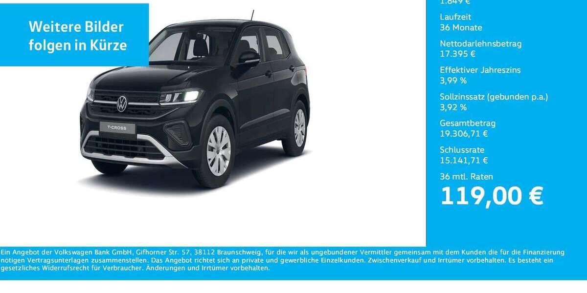 VW T-Cross 8.768 km 19.244 &euro; Dortmund-Marten 44379