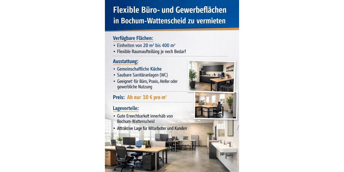 Gewerbeobjekt Essen Stadtbezirk IX - 10&euro; | Angebot:25758601