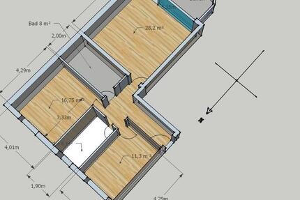 Wohnung Wuppertal Gemarkung Langerfeld - 3 Zimmer, 81 m&sup2;, 180.000&euro; | Angebot:26084761