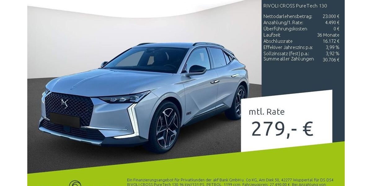 DS Automobiles DS4 29.302 km 23.280 &euro; Dortmund 44263