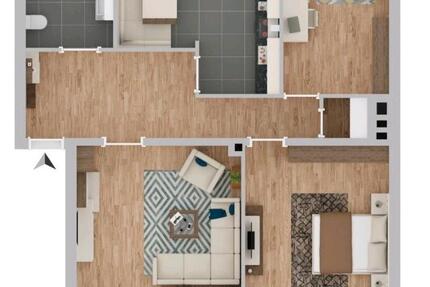 Wohnung Gevelsberg - 3 Zimmer, 83 m&sup2;, 1.180&euro; | Angebot:25148831