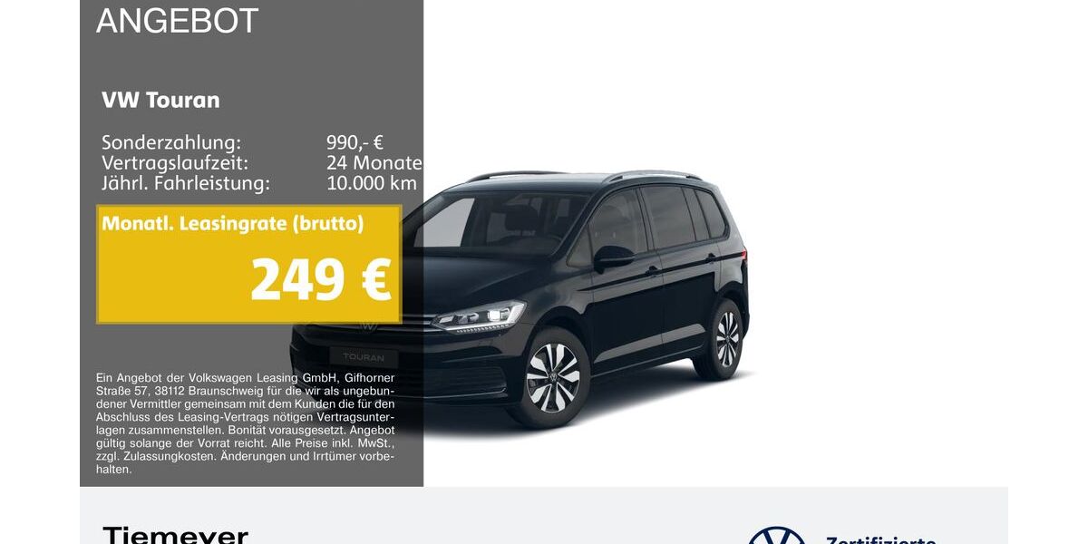 VW Touran 18.302 km 33.490 &euro; Bochum 44892