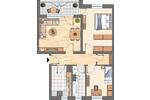 Etagenwohnung Castrop-Rauxel Deinighausen - 3.5 Zimmer, 69 m&sup2;, 519&euro; | Angebot:26447333