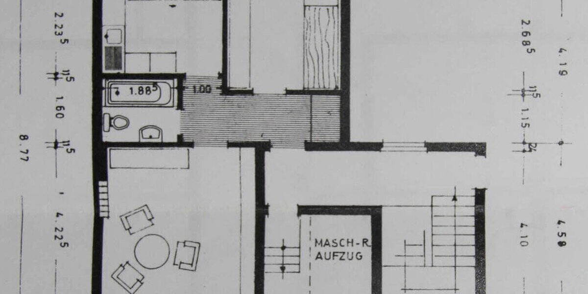 Etagenwohnung Oberhausen Altstadt-Süd - 2 Zimmer, 36 m&sup2;, 380&euro; | Angebot:26511728
