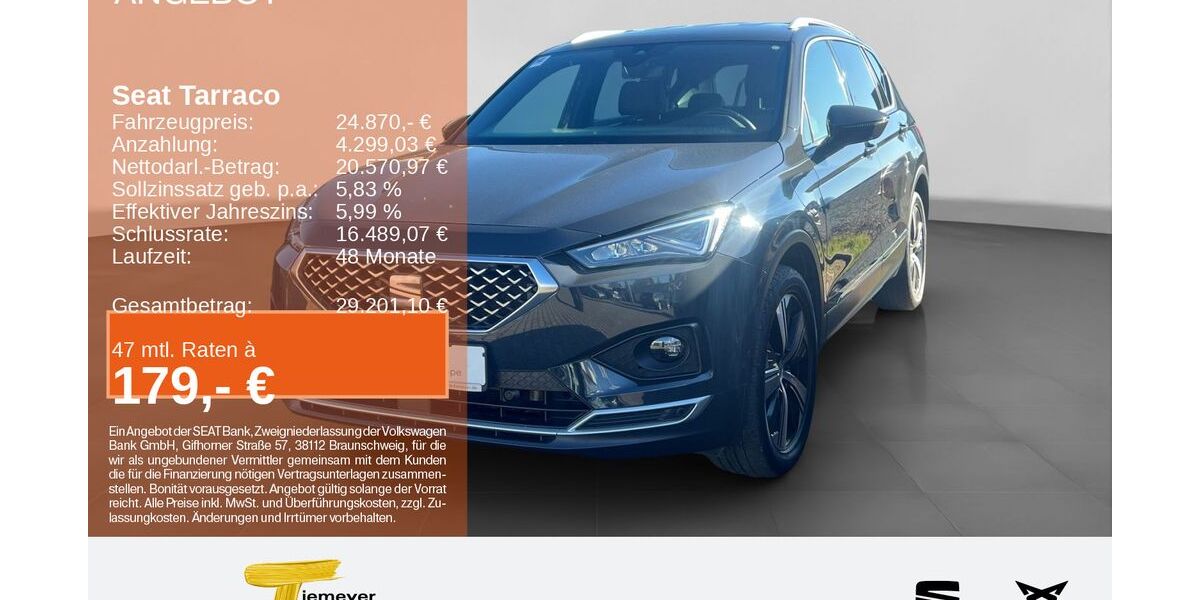Seat Tarraco 92.633 km 24.420 &euro; Recklinghausen 45663