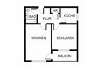 Etagenwohnung Dortmund Brackel - 2 Zimmer, 46 m&sup2;, 445&euro; | Angebot:26275317