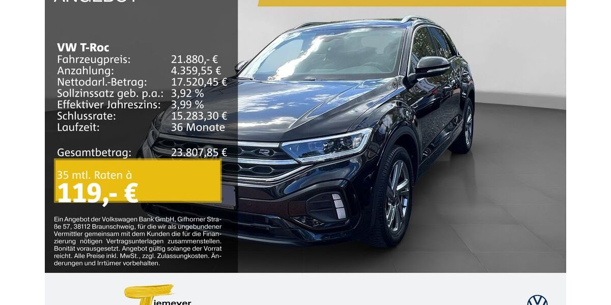 VW T-Roc 41.025 km 21.880 &euro; Recklinghausen 45663